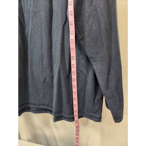 Carhartt Force Men's XL Navy Relaxed Fit Midweight Long-Sleeve Quarter-Zip Mock- - Picture 4 of 8